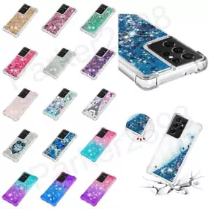 Glitter Case For Samsung Galaxy S21 S20 FE Plus Ultra S10 Shockproof TPU Cover - Picture 1 of 26