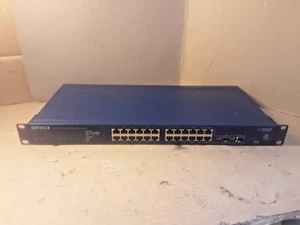 Netgear GS724Tv2 Gigabit Smart Managed Switch ProSAFE 24 Port - Picture 1 of 9