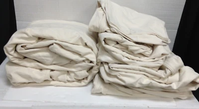 Pottery Barn Basic Sectional 98" Right Arm SOFA SLIPCOVER ONLY Natural Denim - Image 1 of 4