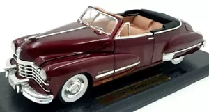 Anson 1/18 Scale Diecast 30335 - 1947 Cadillac Series 62 - Dark Met Red - Picture 1 of 6