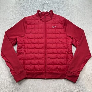 Nike Running Therma-Fit Jacket Women's Size XL Red Synthetic Fill DD6061 - Picture 1 of 12