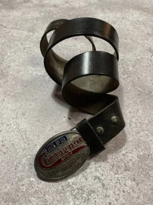 Cinturón de cuero Chevignon raro vintage hecho en EE. UU. Foto 1 de 4