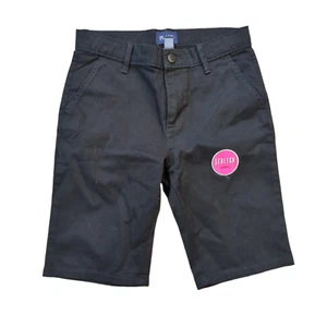 NEW The Children’s Place Black Girls Uniform Stretch Chino Shorts - Size 12 - Picture 1 of 3