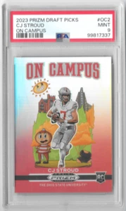 CJ Stroud 2023 Prizm Draft Picks #OC-2 - On Campus PSA 9 - Bild 1 von 3