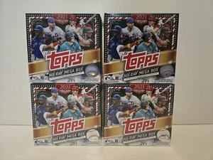 Topps 2021 MLB Baseball Holiday Mega Box Lot (4) Auto Relic Rookie Card RC Hunt - Picture 1 of 3