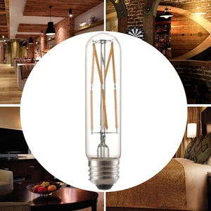 Vintage Retro T30 E27 8W LED COB Filament Light Bulbs 110V Lamp For Decor ST754 - Picture 1 of 9