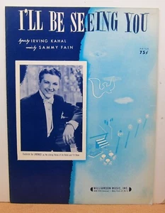 I'll Be Seeing You - Irving Kahal & Sammy Fain - Noten 1938 (Liberace) - Bild 1 von 3