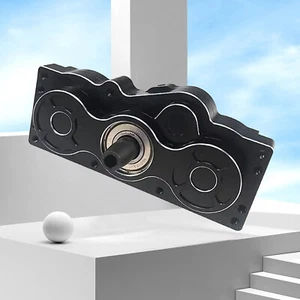 Rc Boat Gear Box Forward Reverse Transfer Transmission Gearbox For RC TugYachtS3 - Foto 1 di 9