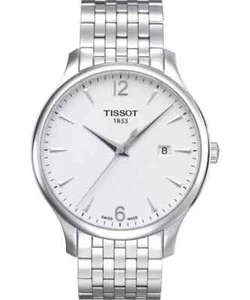 Tissot Tradition T063.610.11.037.00 Silver Dial Quartz Men's Watch +Free Post - Imagen 1 de 4
