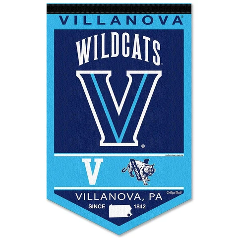 Villanova Wildcats Heritage Logo History Banner Pennant Cover