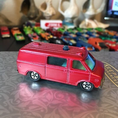 💚⭐️Tomica Pocket Cars #F22 1977 Chevrolet serie G furgoneta Chevy 1:78 color personalizado Foto 1 de 4