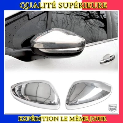 Couverture de Miroir Chromé 2 pcs INOXY pour CITROEN C3 III 2016 et plus - Photo 1/4