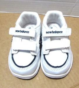 New Balance 500 Infant White Leather Tennis Shoes Size 3 NEW IN BOX - Picture 1 of 10