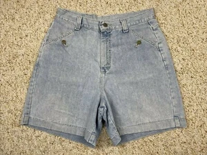 Riders Authentic Cute Women's 100% Cotton Denim High Rise Shorts 32x6 - Picture 1 of 20