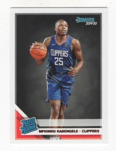 2019-20 DONRUSS BASKETBALL RATED ROOKIE MFIONDU KABENGELE CLIPPERS #225 - Picture 1 of 10