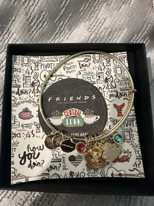Alex and Ani FRIENDS FRAME AND COFFEE MUG Shiny Gold Bangle New W/ Card & Box - Picture 1 of 4