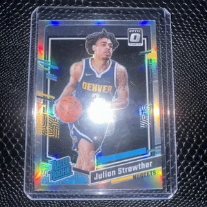 Julian Strawther 2023 Donruss Optic Rated Rookie Silver Prizm Nuggets RC L38 - Picture 1 of 2