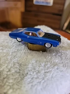 Rare Vtg Johnny Lightning 1970 Blue & Black Ford Torino Cobra-Playing Mantis VGC - Picture 1 of 19