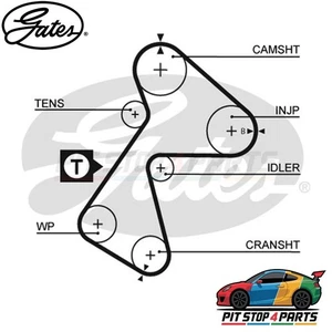 GATES K025484XS Zahnriemensatz robust passt für Renault Clio 1996-1998 - Bild 1 von 6