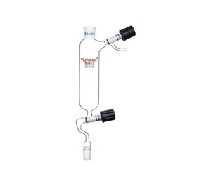 250ml-500ml Filling Funnel with Vacuum Valve for Lab Glassware, Borosilicate - Bild 1 von 8