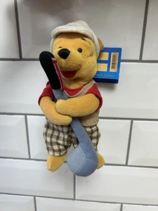 Limited edition 1/8004 Disneyland Winnie the Pooh Plush Beanie - RARE Golf Pooh - Picture 1 of 9