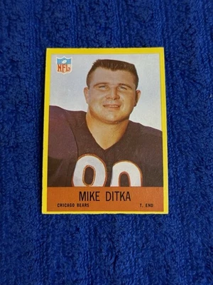 Philadelphia Gum 1967 Mike Ditka 29 Chicago Bears Pitt Panthers Foto 1 de 2