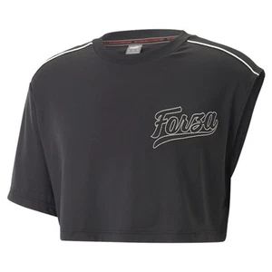 PUMA Scuderia Ferrari Race June Ambrose Asymmetric Crew Neck Short Sleeve T-Shir - Picture 1 of 2