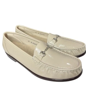 SAS Metro Loafers Womens Size 12M Beige Soft Leather Tripad Horsebit Made in USA - Picture 1 of 13