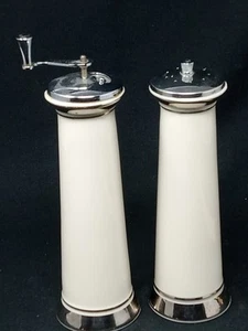 Lenox Plymouth Collection Platin Salz- und Pfeffermühle. - Bild 1 von 5