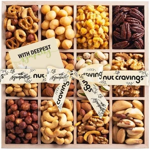 Nut Cravings Collezione Gourmet, Cesto Regalo Simpatia Noci con Simpatia... - Foto 1 di 7