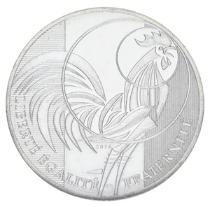 France 10 Euro 2014 Silver AU-UNC Rooster - Picture 1 of 2