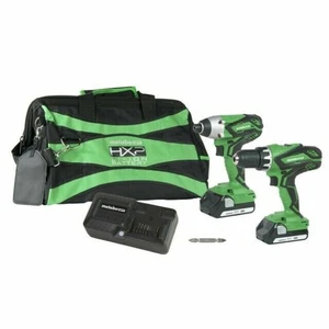 NEW Metabo HPT 18V MultiVolt Hammer Drill and Impact Driver Combo Kit KC18DEXQB - Picture 1 of 19