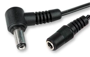 Rechtwinklig 5,5 x 2,5 mm DC Power Stecker Buchse CCTV Verlängerungskabel - Bild 1 von 3