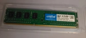 Crucial RAM 8GB DDR3 1600 MHz CL11 Desktop Memory CT102464BD160B - Picture 1 of 3