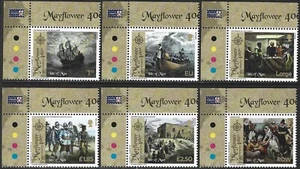 2020 Isle of Man Sg 2545/2550 400th Anniversary of the Mayflower Voyage MNH - Picture 1 of 2