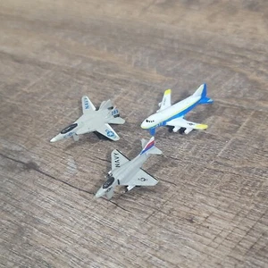 Vintage Micro Machines Boeing 747 Mini Plane US Navy Lot Galoob - Picture 1 of 10