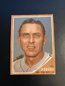 1962 TOPPS BASEBALL #85 GIL HODGES!! SPEDIZIONE 1€!! - Foto 1 di 2