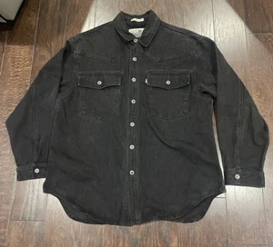 Vintage Levi Strauss & CO Silver Tab Gr. Medium schwarz Jeansjacke Herren Taschen - Bild 1 von 8