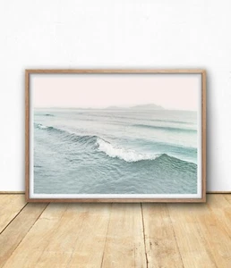 Seascape Ocean Waves Wall Art Print. Relaxing View, Great for Home Decor - Picture 1 of 5