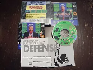 John Madden DUO CD Football - Turbo CD - Picture 1 of 4