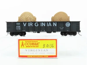 HO Scale Accurail 3735.3 VGN Virginian 41' Gondola Car #4136 w/ Custom Load - Picture 1 of 12