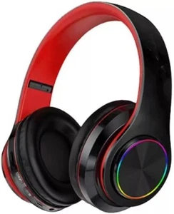 Wireless Bluetooth Headphones Super Bass Foldable Earphones Headsets Mic Xmas - Picture 1 of 13