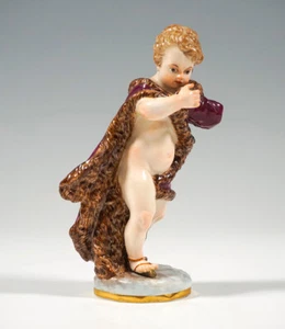 Meissen Figure Putto Allegory Of Winter J.J. Kändler MNR:A71 Circa 1870 - Picture 1 of 5