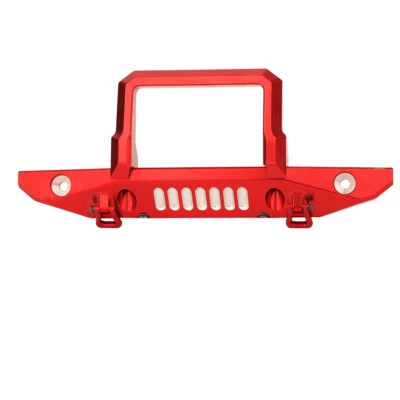 Cabrestante gancho remolque parachoques delantero trasero sobre orugas de aleación de aluminio SCX6 para auto Jeep de radiocontrol de 1/6 Foto 1 de 4