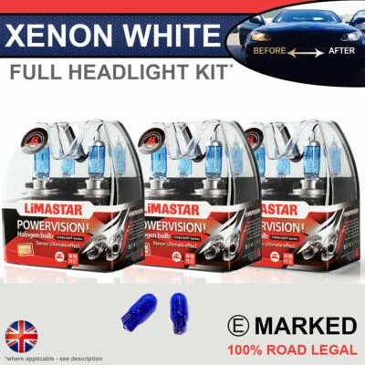 Transit MK8 12-on Xenon White Upgrade Kit Headlight Dipped High Side Bulbs 6000k - Image 1 of 4