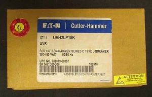 EATON CUTLER HAMMER UVH2LP15K J Breaker Undervoltage Release UVR 1481D05G06 - Picture 1 of 3