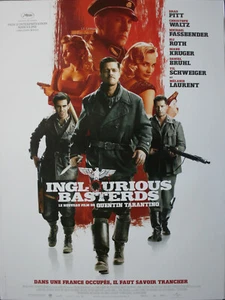 INGLOURIOUS BASTERDS Filmplakat GEROLLT 53x40 Movie Poster TARANTINO - Bild 1 von 1