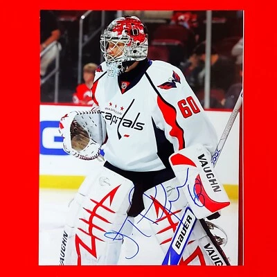 Autographed Jose Theodore Washington Capitals Photo - X3 - Image 1 of 2