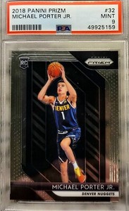 2018 Michael Porter Jr Panini Prizm Rookie  #32 PSA 9 
