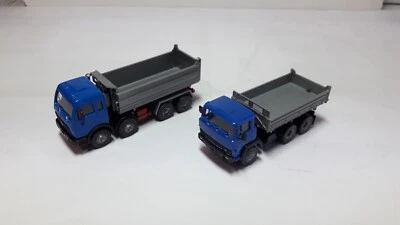 Roco, Roskopf, Herpa, Neuf, Magirus benne + MB benne 4 essieux - Photo 1/4
